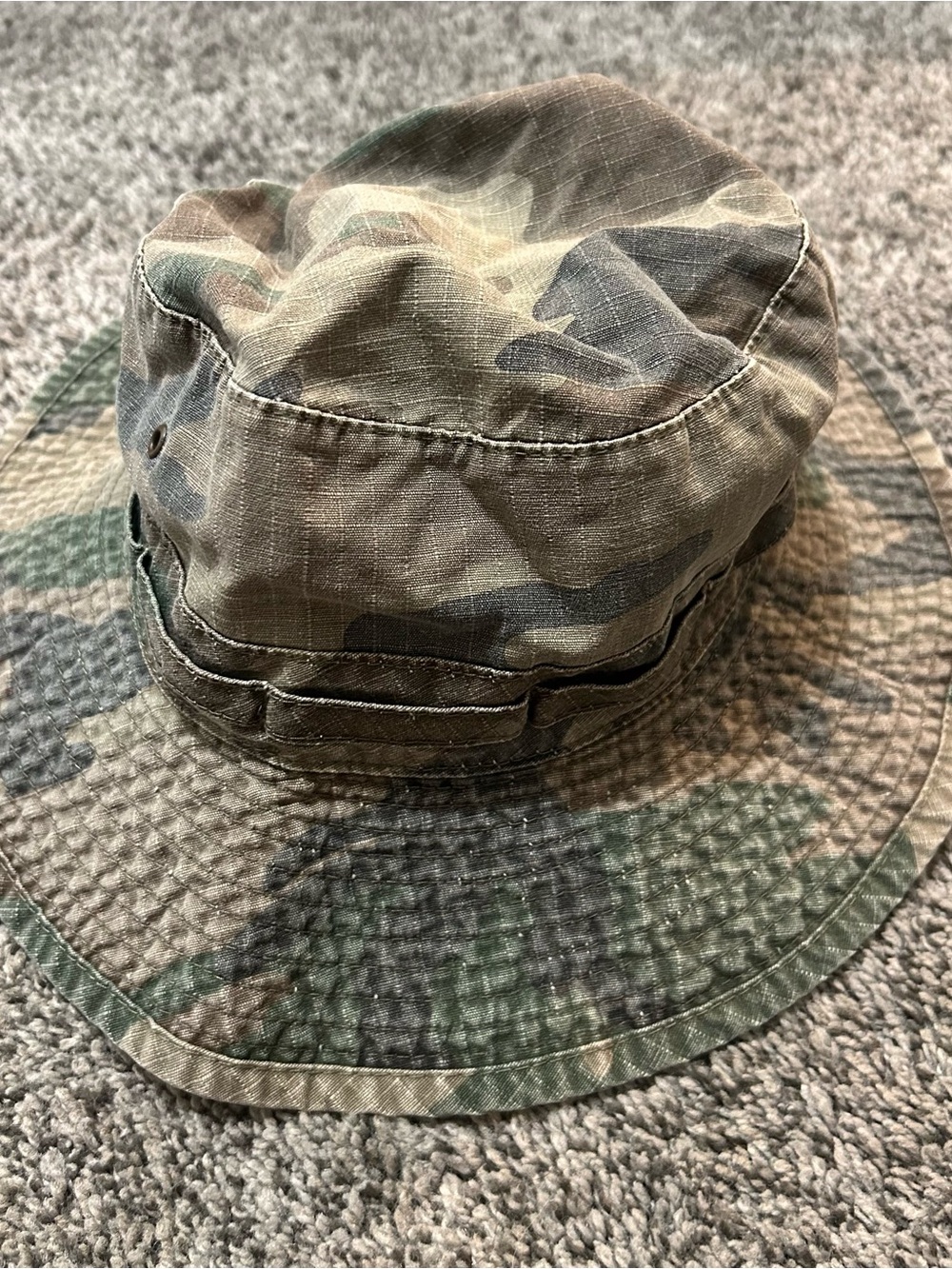Dorfman Pacific Co. Green Woodland Camouflage Mens Bucket Hat, One Size- #9